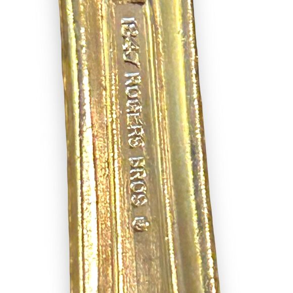 1847 Rogers Bros Ambassador Serving Spoons 8 1/4" Flatware Set of 3 - Picture 9 of 9